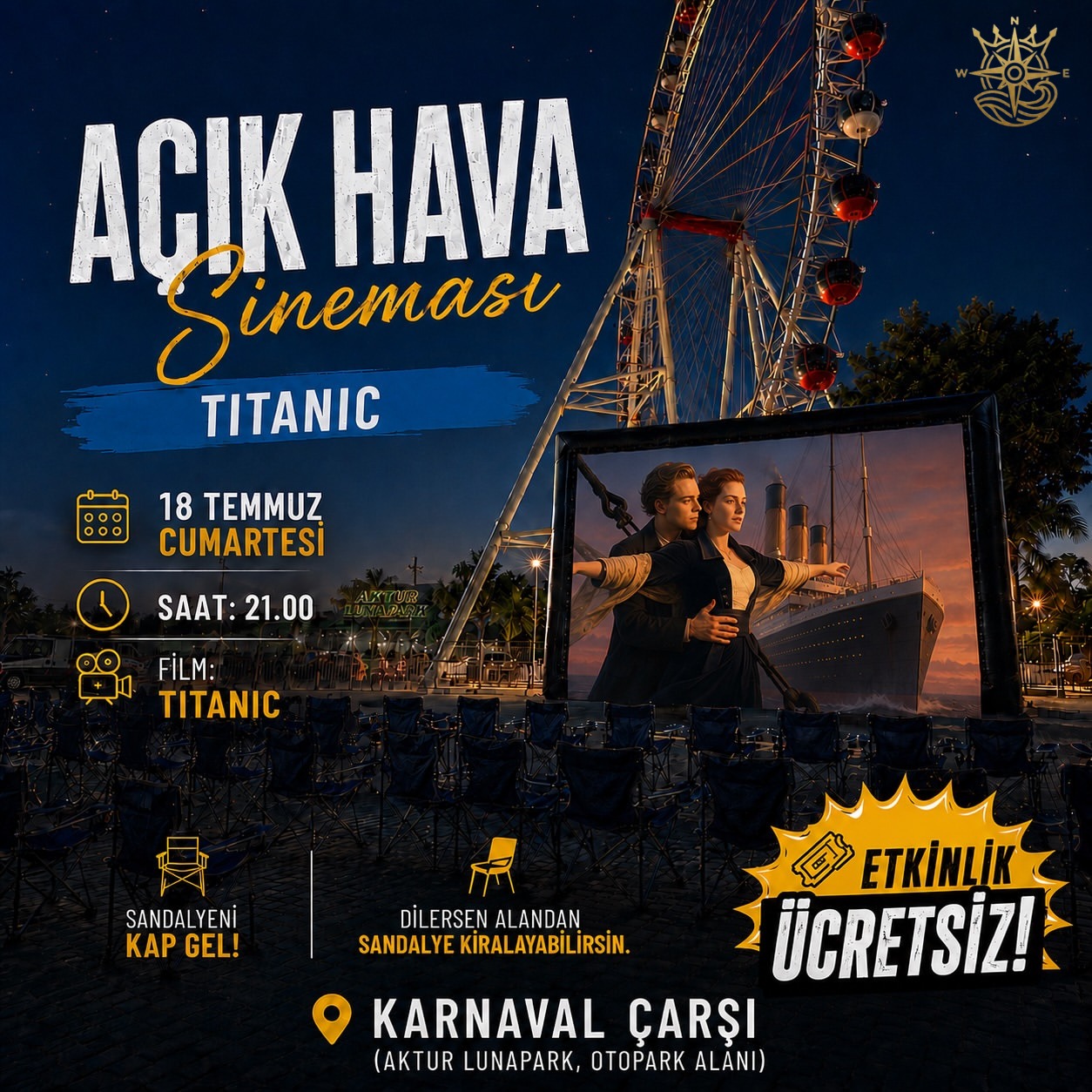 Açık Hava Sineması: Titanic