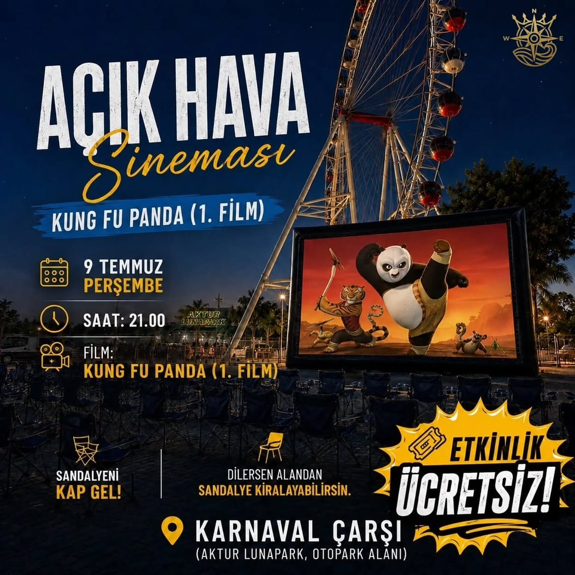 Açık Hava Sineması: Kung Fu Panda 1