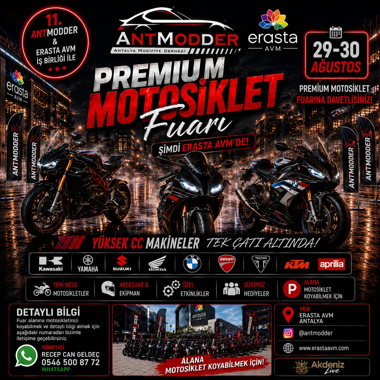 Antalya Motorsiklet Fuarı : Erasta Avm